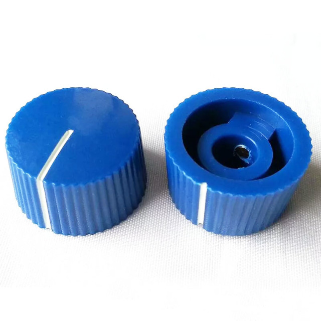 Plastic round bakelite potentiometer Knob for Guitar Effect Pedal 6.4mm Hole Diameter