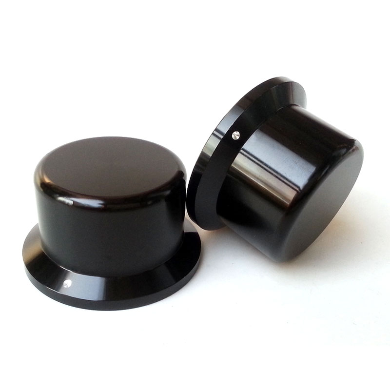 44X35X25mm Solid Aluminum Potentiometer Knob For Hifi Audio DIY AMP Radio Speaker DAC Turntable Record CD 6mm Hole