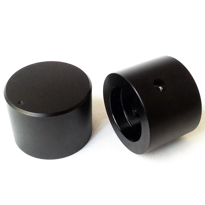 30x22mm Sand Blasting Machined Solid Aluminum Potentiometer Knob For Hifi Audio DIY AMP Radio Speaker DAC Turntable Record CD 6.0mm Hole