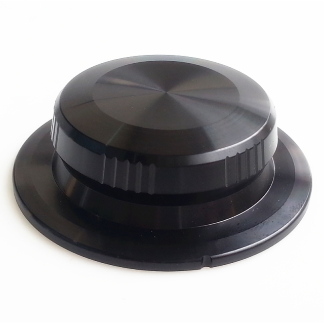 60X18mm Aluminum Potentiometer Knob For Hifi Audio DIY AMP Radio Speaker DAC Turntable Record CD 6mm Hole