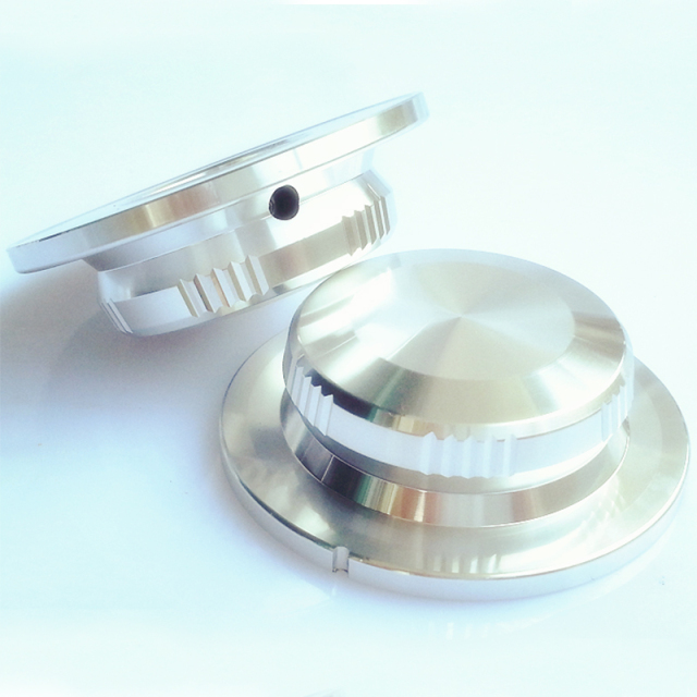 60X18mm Aluminum Potentiometer Knob For Hifi Audio DIY AMP Radio Speaker DAC Turntable Record CD 6mm Hole