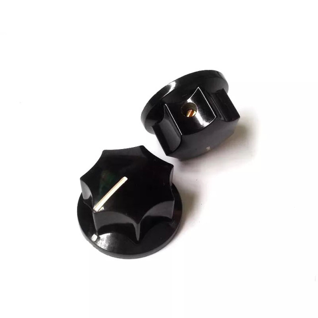 1PC PN-9C D E F Bakelite Speaker volume potentiometer knob for Guitar Amplifier 6.4mm Hole HIFI DIY Knobs