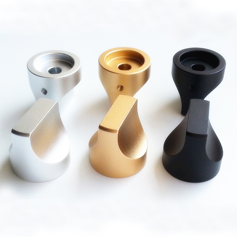 25x25mm Sand Blasting Machined Solid Aluminum Potentiometer Knob For Hifi Audio DIY AMP Radio Speaker DAC Turntable Record CD 6mm Hole