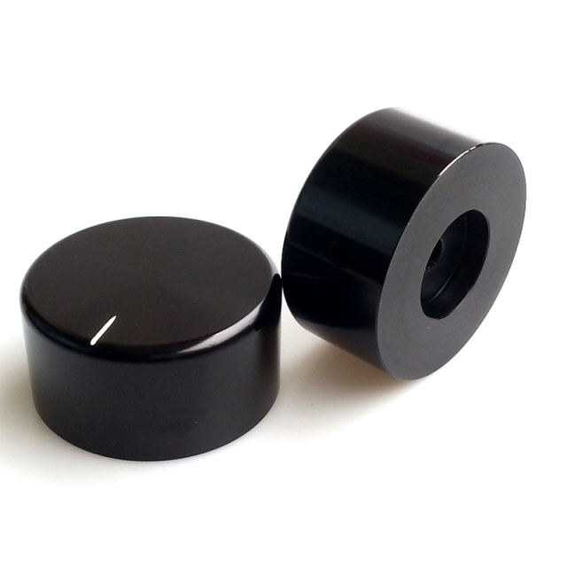 44x22mm Shining Aluminum Potentiometer Knob For Hifi Audio DIY AMP Radio Speaker DAC Turntable Record CD 6mm Hole