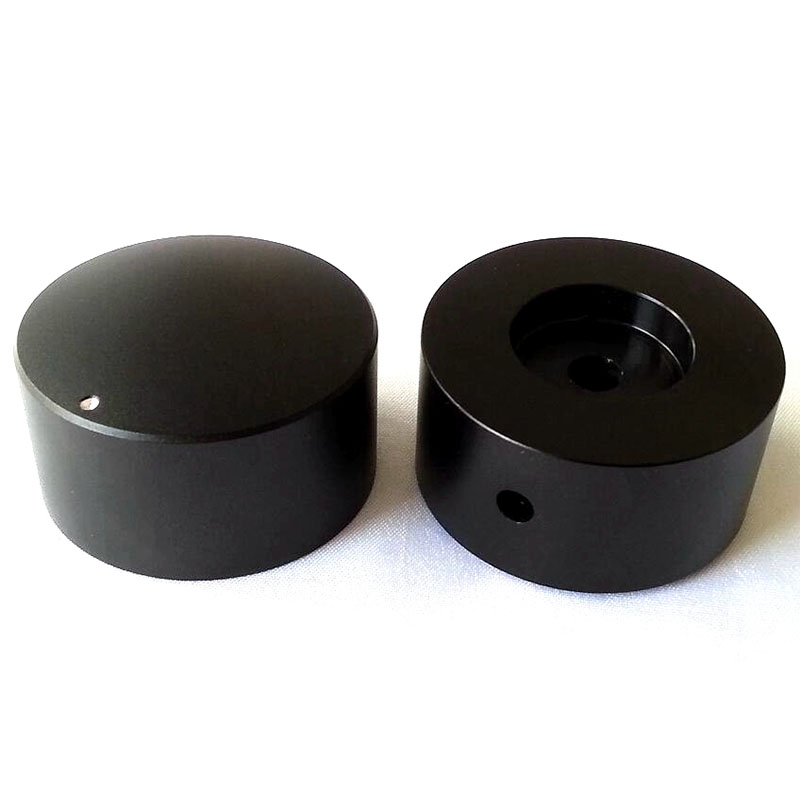 40x22mm Sand Blasting Aluminum Potentiometer Knob For Hifi Audio DIY AMP Radio Speaker DAC Turntable Record CD 6mm Hole