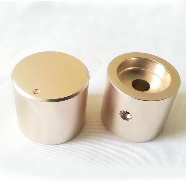 25x22mm Sand Blasting Machined Solid Aluminum Potentiometer Knob For Hifi Audio DIY AMP Radio Speaker DAC Turntable Record CD 6mm Hole