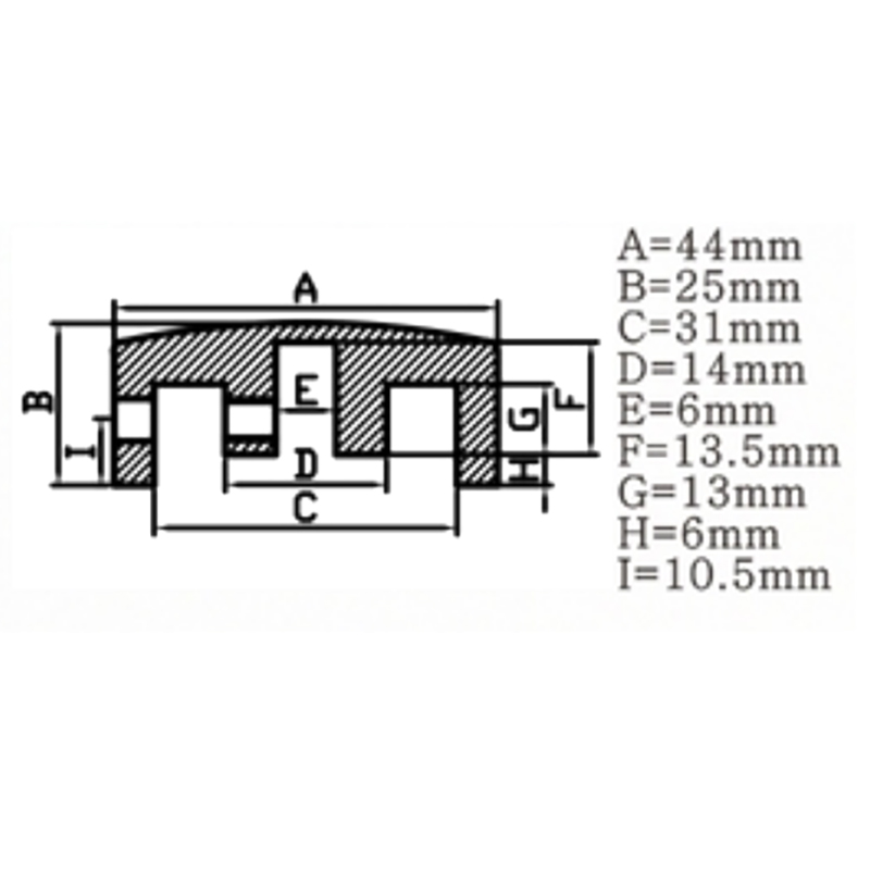 44x25mm Aluminum Potentiometer Knob For Hifi Audio DIY AMP Radio Speaker DAC Turntable Record CD 6mm Hole