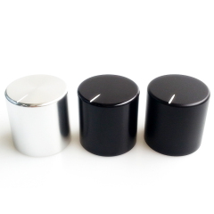 25x25mm Machined Solid Aluminum Potentiometer Knob For Hifi Audio DIY AMP Radio Speaker DAC Turntable Record CD 6mm Hole