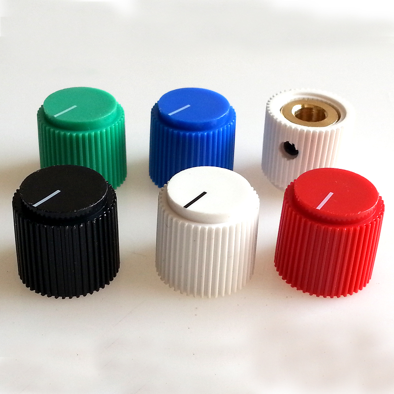 1PC Plastic potentiometer Knob 18.5X17.3mm for Marshall Guitar AMP Effect Pedal 6.4mm Hole