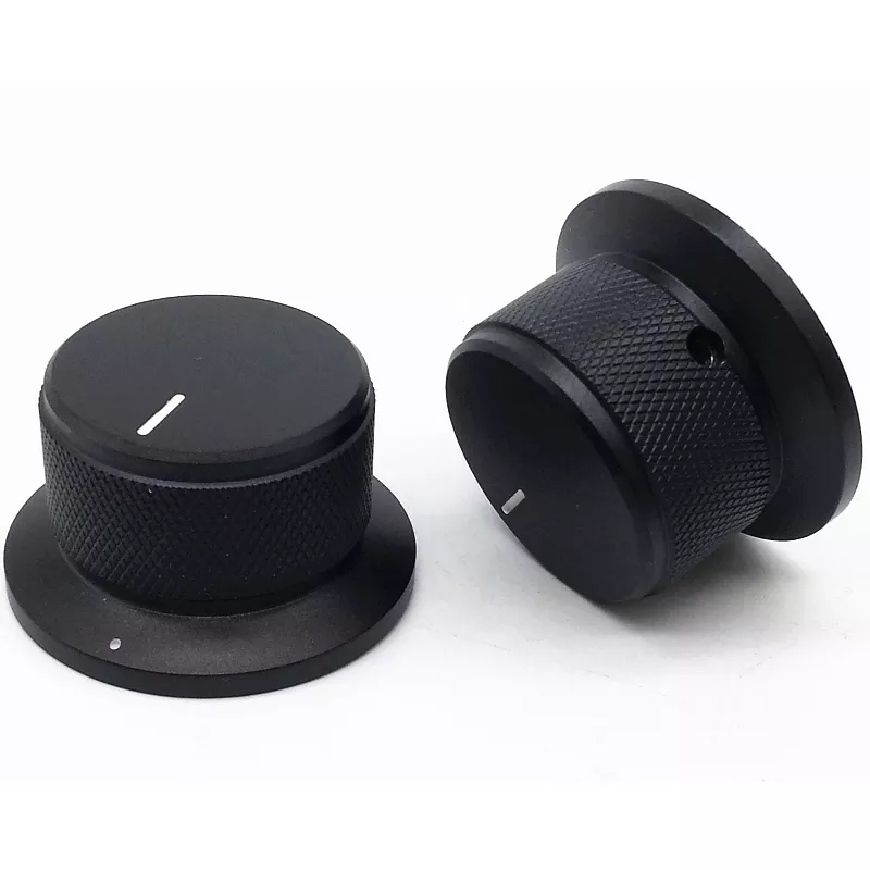 44X34x25mm Aluminum Potentiometer Knob For Hifi Audio DIY AMP Radio Speaker DAC Turntable Record CD 6mm Hole