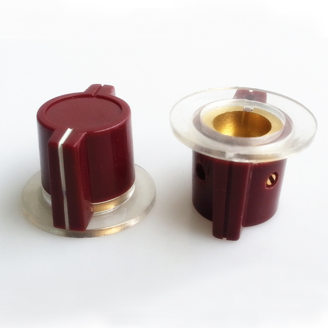 26x18mm Plastic potentiometer Knob for Marconi Guitar Effect Pedal 6.4mm Hole Diameter
