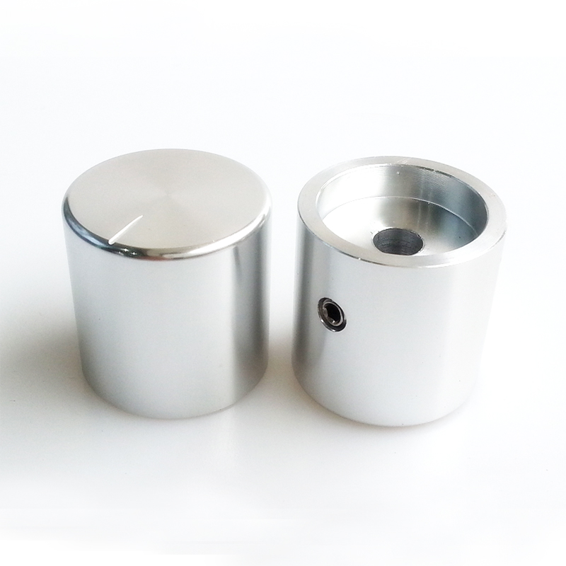 25x25mm Machined Solid Aluminum Potentiometer Knob For Hifi Audio DIY AMP Radio Speaker DAC Turntable Record CD 6mm Hole