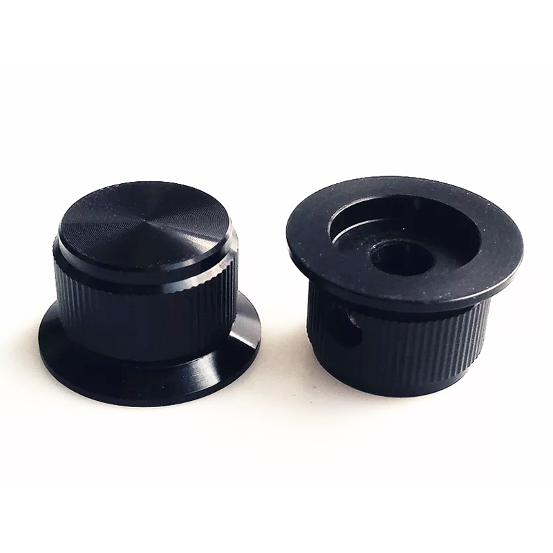 24x14.5mm Machined Solid Aluminum Potentiometer Knob For Hifi Audio DIY AMP Radio Speaker DAC Turntable Record CD 6mm Hole