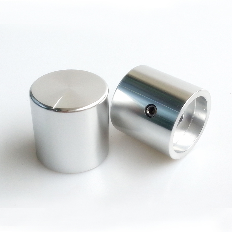 25x25mm Machined Solid Aluminum Potentiometer Knob For Hifi Audio DIY AMP Radio Speaker DAC Turntable Record CD 6mm Hole