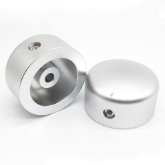 44x25mm Aluminum Potentiometer Knob For Hifi Audio DIY AMP Radio Speaker DAC Turntable Record CD 6mm Hole