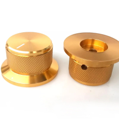 44X34x25mm Aluminum Potentiometer Knob For Hifi Audio DIY AMP Radio Speaker DAC Turntable Record CD 6mm Hole