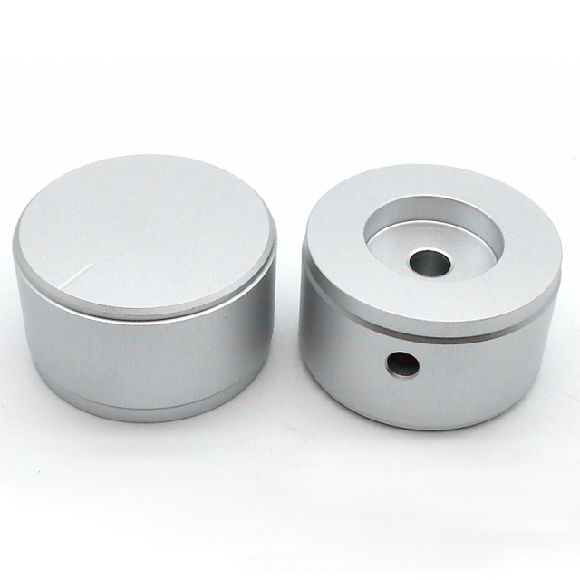 38x22mm Solid Aluminum Potentiometer Knob For Hifi Audio DIY AMP Radio Speaker DAC Turntable Record CD 6.0mm Hole