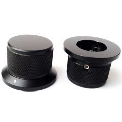 38X30X25mm knurling Solid Aluminum Potentiometer Knob For Hifi Audio DIY AMP Radio Speaker DAC Turntable Record CD 6.0mm Hole