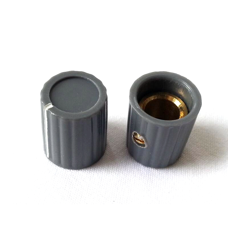 12.5x14.5mm HIFI Audio DIY Plastic potentiometer Knob for Guitar Effect Pedal 6.4mm Hole Diameter