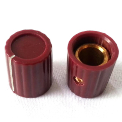 12.5x14.5mm HIFI Audio DIY Plastic potentiometer Knob for Guitar Effect Pedal 6.4mm Hole Diameter