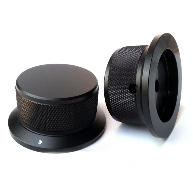50X40X25mm knurling Solid Aluminum Potentiometer Knob For Hifi Audio DIY AMP Radio Speaker DAC Turntable Record CD 6.0mm Hole