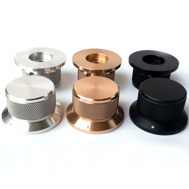44X34X25mm knurling Solid Aluminum Potentiometer Knob For Hifi Audio DIY AMP Radio Speaker DAC Turntable Record CD 6.0mm Hole