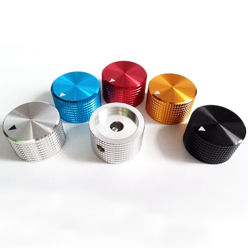 25x15.5mm Solid Aluminum Potentiometer Knob For Hifi Audio DIY AMP Radio Speaker DAC Turntable Record CD 6.0mm Hole