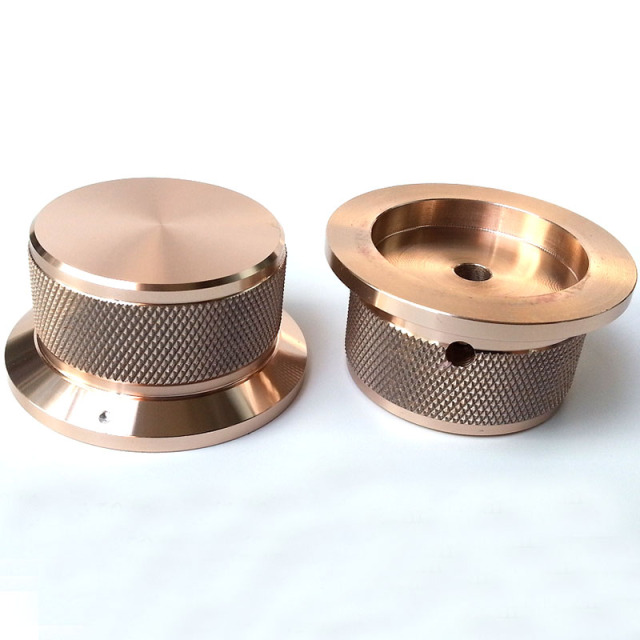 50X40X25mm knurling Solid Aluminum Potentiometer Knob For Hifi Audio DIY AMP Radio Speaker DAC Turntable Record CD 6.0mm Hole