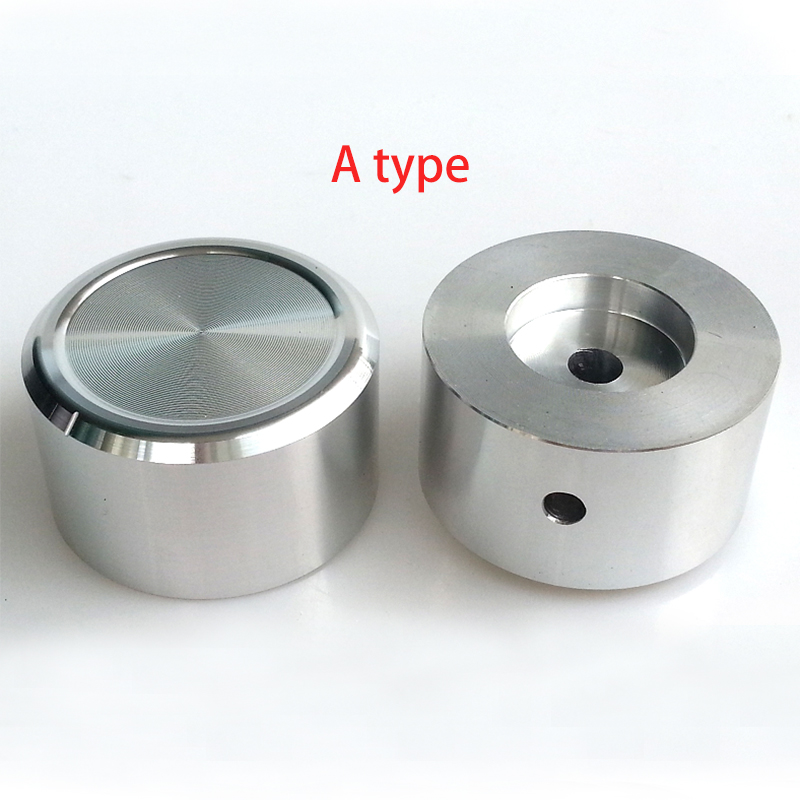 38x22mm Solid Aluminum Potentiometer Knob For Hifi Audio DIY AMP Radio Speaker DAC Turntable Record CD 6.0mm Hole