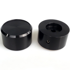 38x22mm Solid Aluminum Potentiometer Knob For Hifi Audio DIY AMP Radio Speaker DAC Turntable Record CD 6.0mm Hole