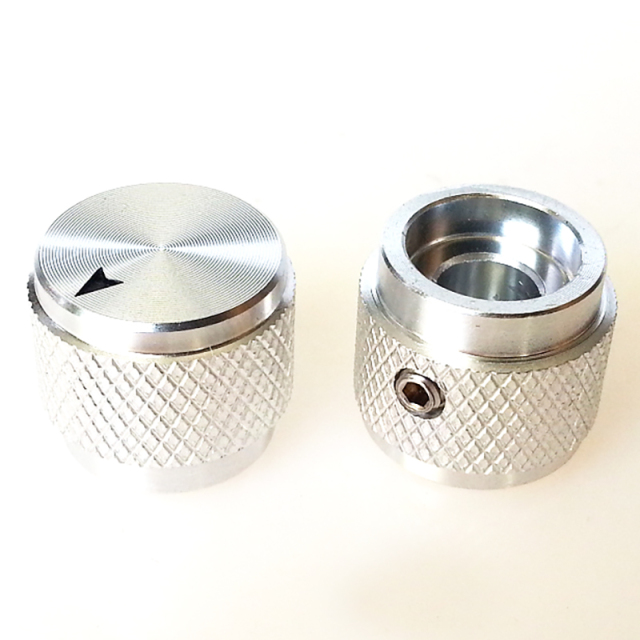 Aluminum potentiometer Knob 15X13mm for Marshall Guitar AMP Effect Pedal 6.0mm Hole