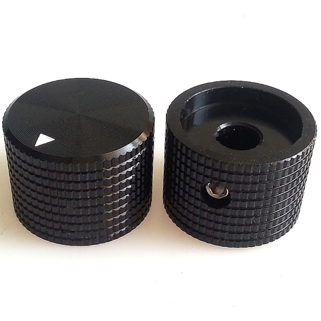 21X15.5mm Aluminum Speaker Potentiometer Knob For Hifi Audio DIY AMP Radio DAC Turntable Record  6.0mm Hole