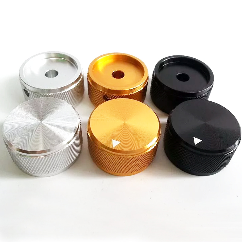 30X17mm Aluminum Speaker Potentiometer Knob For Hifi Audio DIY AMP Radio DAC Turntable Record 6.0mm Hole
