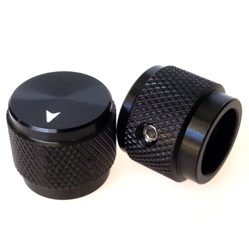 Aluminum potentiometer Knob 15X13mm for Marshall Guitar AMP Effect Pedal 6.0mm Hole