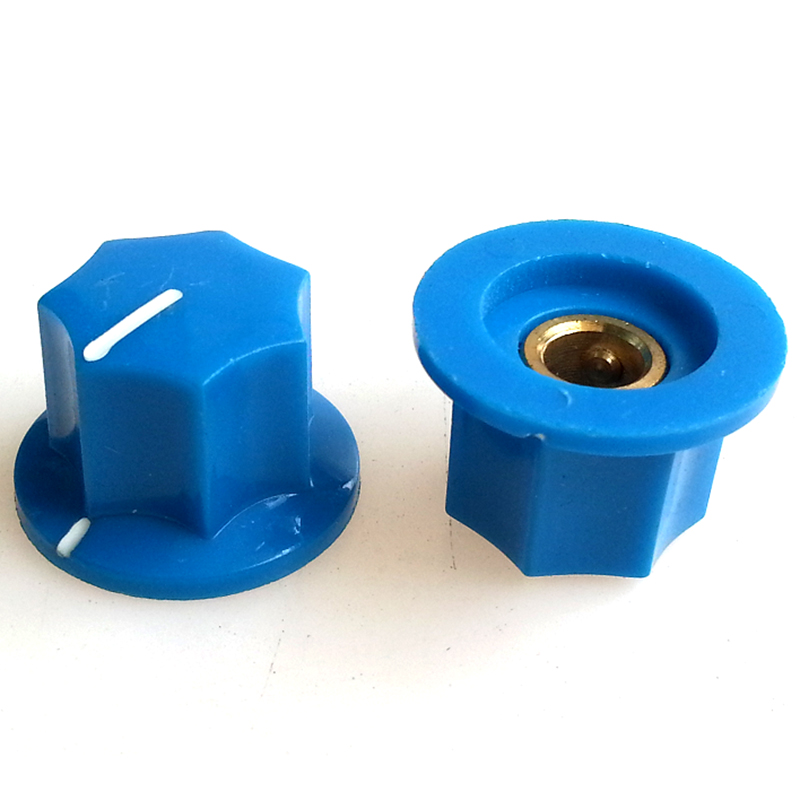 23.5X15.6mm HIFI Audio DIY Plastic potentiometer Knob for BOSS Guitar AMP Effect Pedal 6.4mm Hole