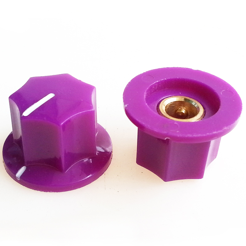 23.5X15.6mm HIFI Audio DIY Plastic potentiometer Knob for BOSS Guitar AMP Effect Pedal 6.4mm Hole