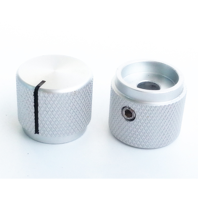20X17mm Aluminum Speaker Potentiometer Knob For Hifi Audio DIY AMP Radio DAC Turntable Record  6.0mm Hole