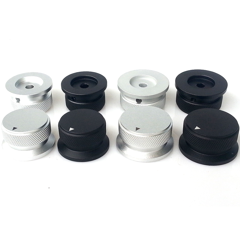 38x20x34.5mm Aluminum Speaker Potentiometer Knob For Hifi Audio DIY AMP Radio DAC Turntable Record 6.0mm Hole