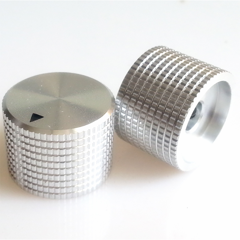 21X15.5mm Aluminum Speaker Potentiometer Knob For Hifi Audio DIY AMP Radio DAC Turntable Record  6.0mm Hole