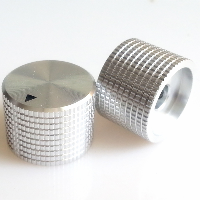 21X15.5mm Aluminum Speaker Potentiometer Knob For Hifi Audio DIY AMP Radio DAC Turntable Record  6.0mm Hole