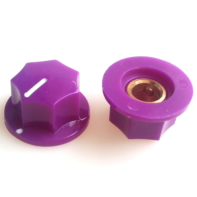 20X11.5mm HIFI Audio DIY Plastic potentiometer Knob for Guitar AMP Effect Pedal 6.4mm Hole