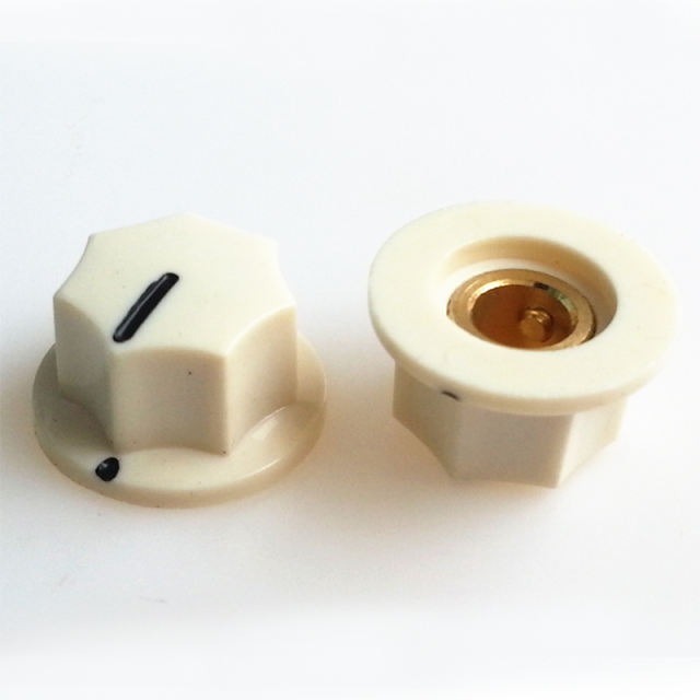 20X11.5mm HIFI Audio DIY Plastic potentiometer Knob for Guitar AMP Effect Pedal 6.4mm Hole
