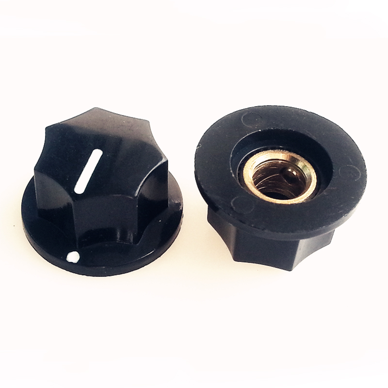20X11.5mm HIFI Audio DIY Plastic potentiometer Knob for Guitar AMP Effect Pedal 6.4mm Hole