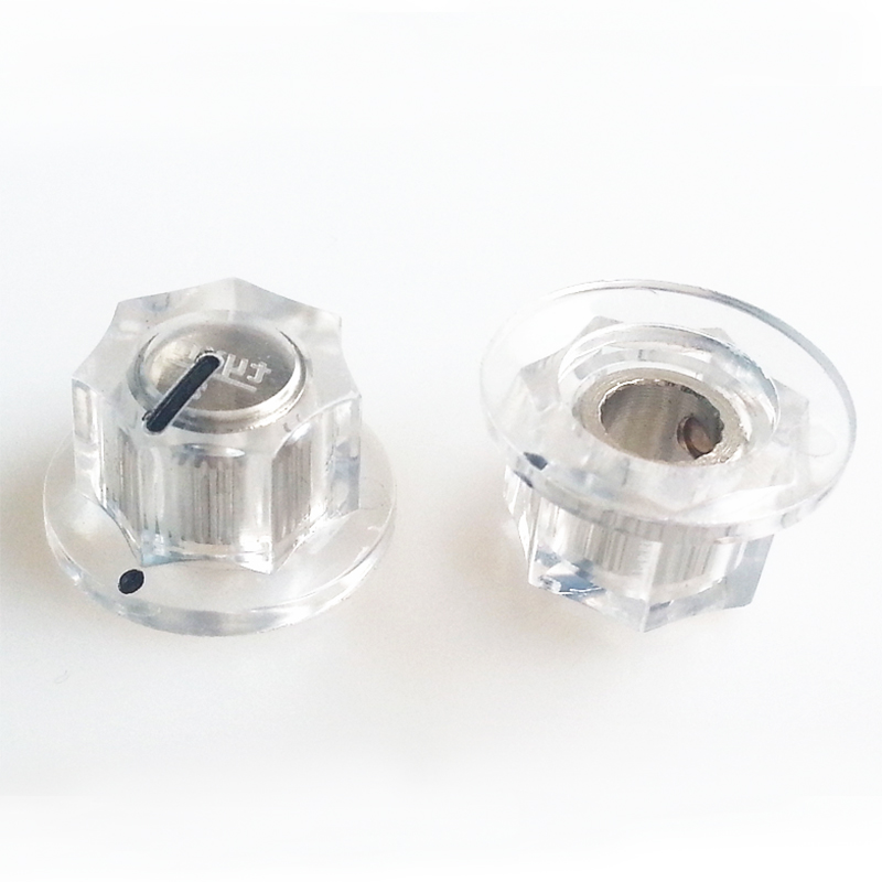 20X11.5mm HIFI Audio DIY Plastic potentiometer Knob for Guitar AMP Effect Pedal 6.4mm Hole