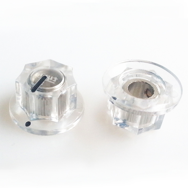 20X11.5mm HIFI Audio DIY Plastic potentiometer Knob for Guitar AMP Effect Pedal 6.4mm Hole