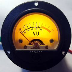 1PC DIY Audio SO52 DC 500UA 650Ω VU panel meter for tube Amplifier speaker power supplier CD player