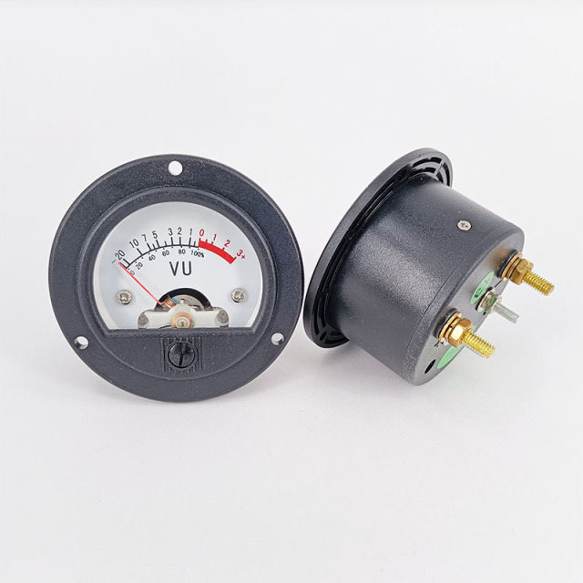 1PC DIY Audio SO52 DC 500UA 650Ω VU panel meter for tube Amplifier speaker power supplier CD player