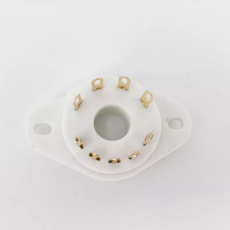 1PC GZC9-P-G Gold Plated 9-pin tubes socket for siemens F2a E2e RS1003 tubes