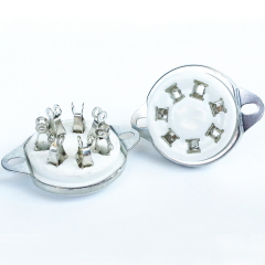 1PC HIFI Audio 7Pins Ceramic Tube Socket GZC7-2 For FU-25 59 FU25 Vacuum Tube Amplifier