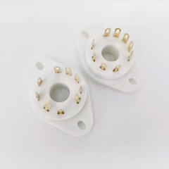 1PC GZC9-P-G Gold Plated 9-pin tubes socket for siemens F2a E2e RS1003 tubes